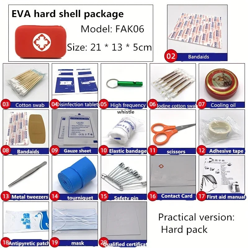 Emergency Car Mounted Civil Defense Kit &ndash; All Weather Ready FAK06