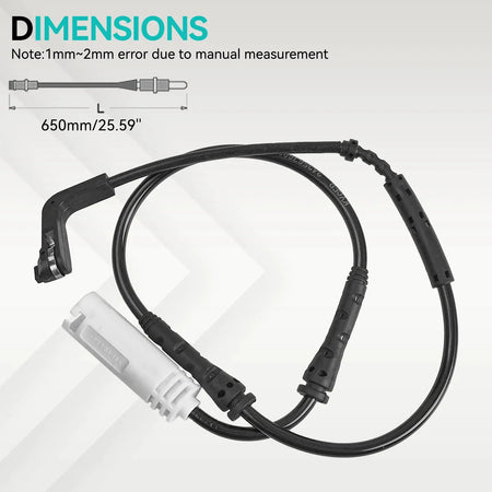 2 Car Brake Pad Sensor For BMW E82 E87 E88 E90 E91 E92 E93 Brake Pad Wear Sensor 34356789439 34356762252 34356789445 34356762253 by InterCyprus Trading Ltd
