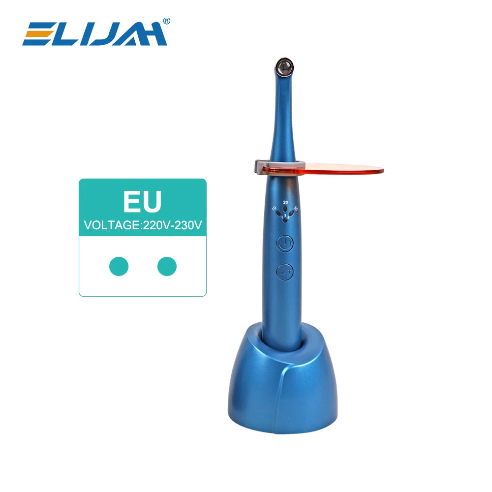 10W Cordless LED Light Curing &ndash; High Power 2500mW/cm2 Blue White EU Plug