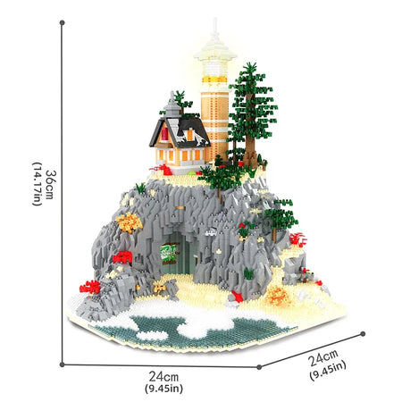 5100Pieces Lighthouse Block Toys &ndash; LED Light Beach Theme