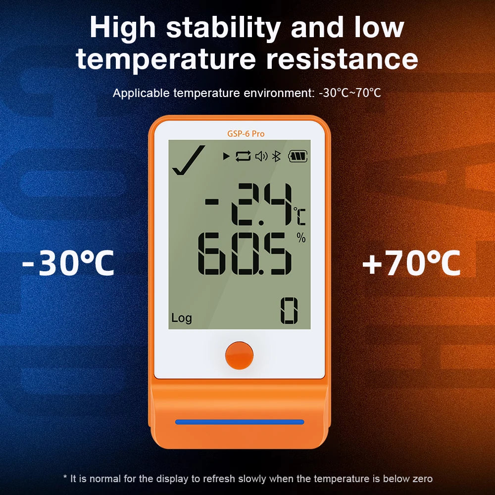 GSP-6Pro USB Data Logger &ndash; Bluetooth Temp Humidity Recorder