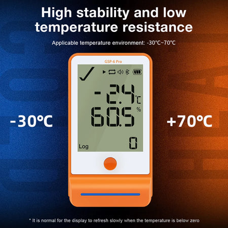 GSP-6Pro USB Data Logger &ndash; Bluetooth Temp Humidity Recorder