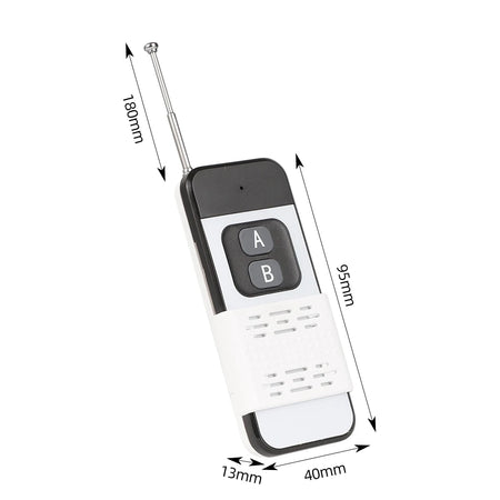 433MHz Wireless Remote Control with 1-4 Keys for Gates and Garage Doors