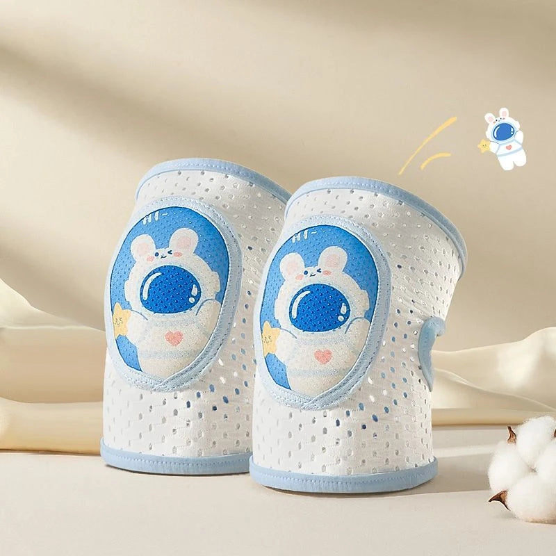 Baby Knee Pads For Crawling &ndash; Breathable Mesh Comfort Blue / 0-4 Years Old