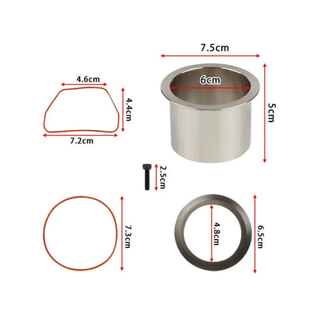 K-0650 Air Compressor Cylinder Sleeve and Compression Ring Kit, Air Compressor Service Kits For Craftsman DeVilbiss Porter Cable by InterCyprus Trading Ltd