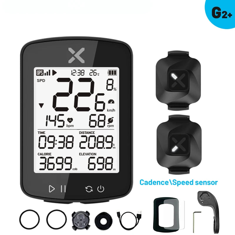 XOSS G2 Plus Bike Computer &ndash; Waterproof Wireless GPS Cycling Speedometer G2 plus group5