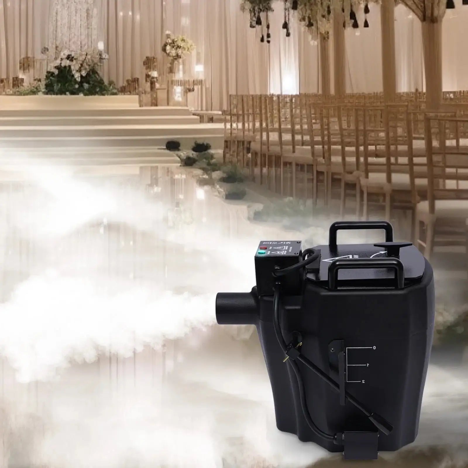 3500W Dry Ice Fog Machine &ndash; 150M Coverage for Events