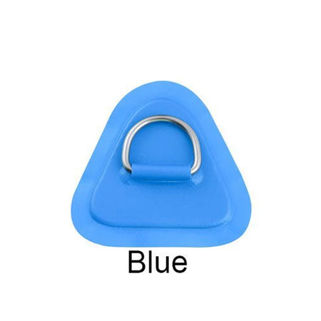 Surfboard D Ring Patch PVC Stainless Steel Triangle Anchor Point for Kayak Canoe Water Sports Rigging Multi-purpose Blue