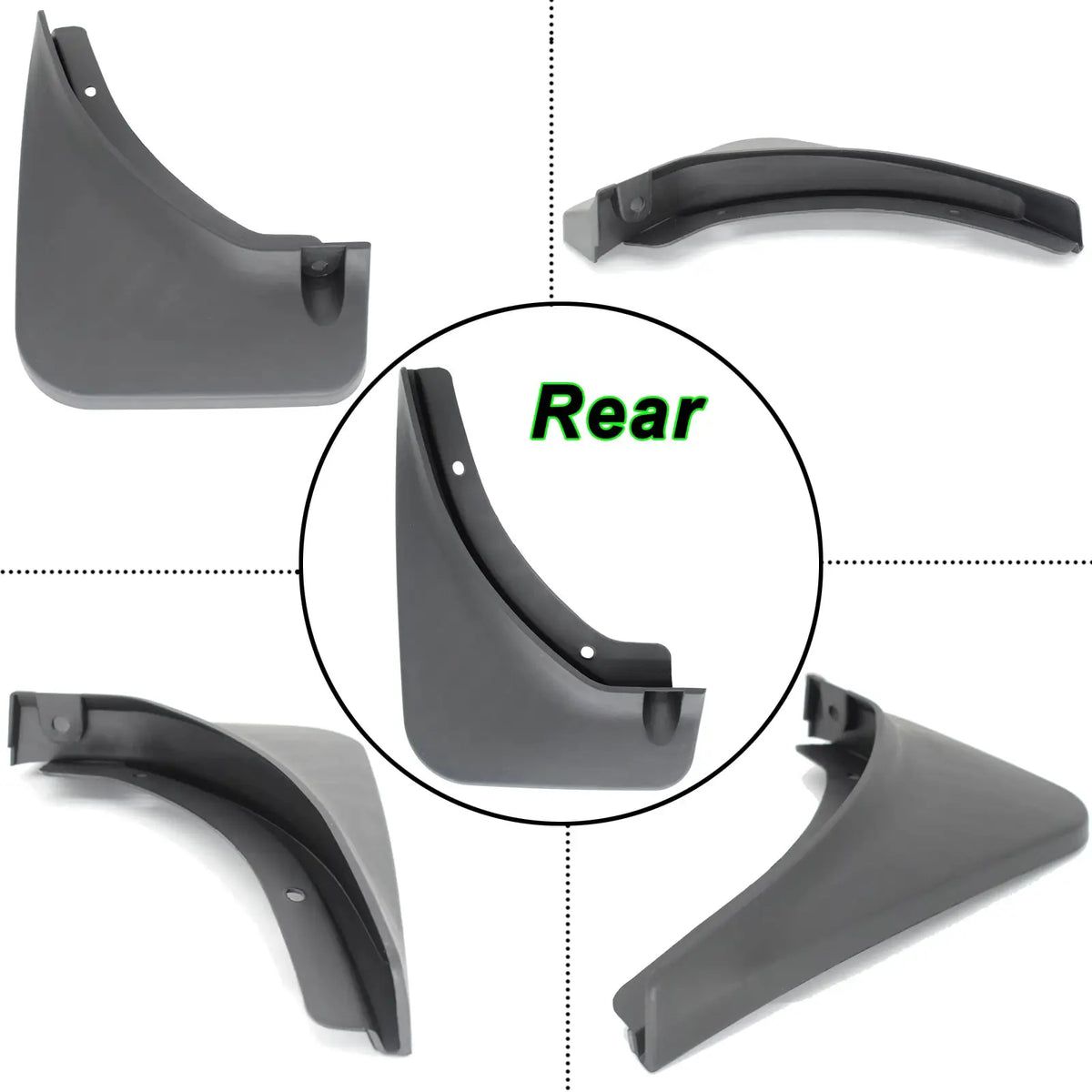 4x/Set Molded Car Mud Flaps Splash Guards For Kia Seltos SP2 2019 - 2025 Mudflaps Mudguards Car Front Rear Wheel Tyre Styling by InterCyprus Trading Ltd