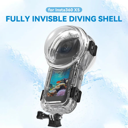 Invisible Dive Case for Insta360 X5 &ndash; Durable Waterproof Protection