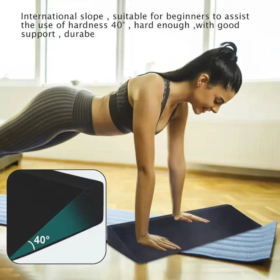 High Density EVA Yoga Wedge Block With Non Slip Grip For Calf Stretching by InterCyprus Trading Ltd