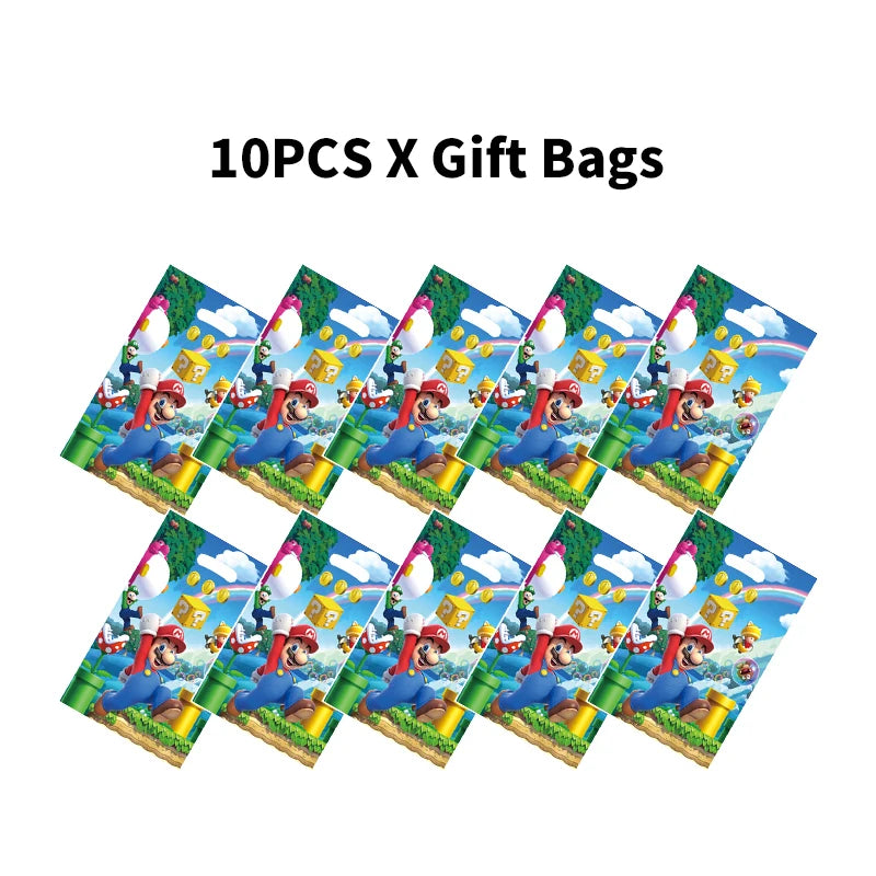 Birthday Party Decorating Set &ndash; Tableware, Balloons &amp; More 10pcs Gift bags
