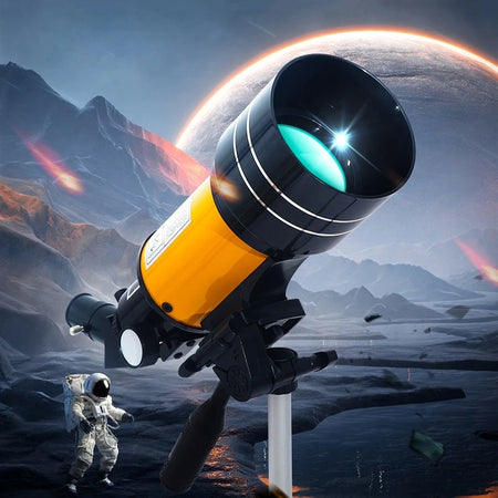 F30070M AZM70300 Telescope &ndash; 150x Zoom for Moon and Stars