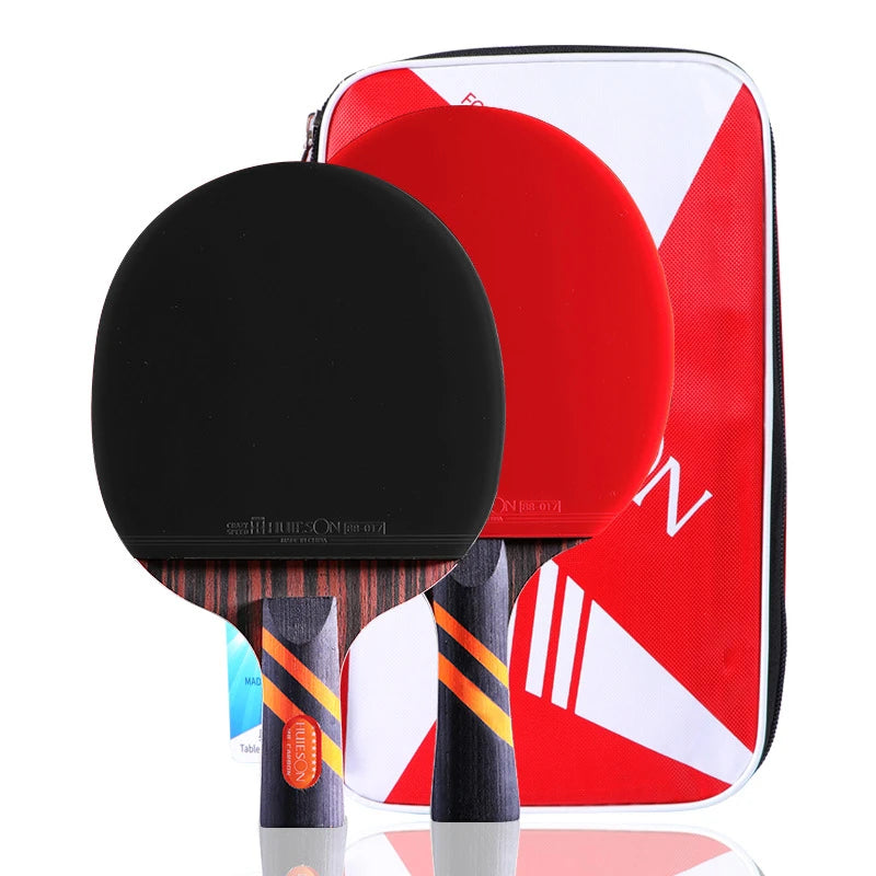 Huieson 8 Stella Noce Tavolo Tennis Paddle 5 Strati Legno Carbonio