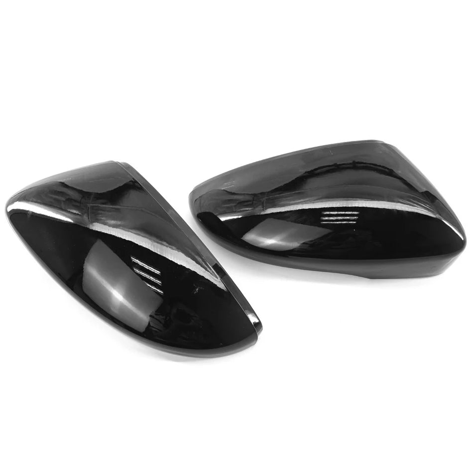 VW Golf 7 Spiegelabdeckung Set links rechts glänzend schwarz LHD