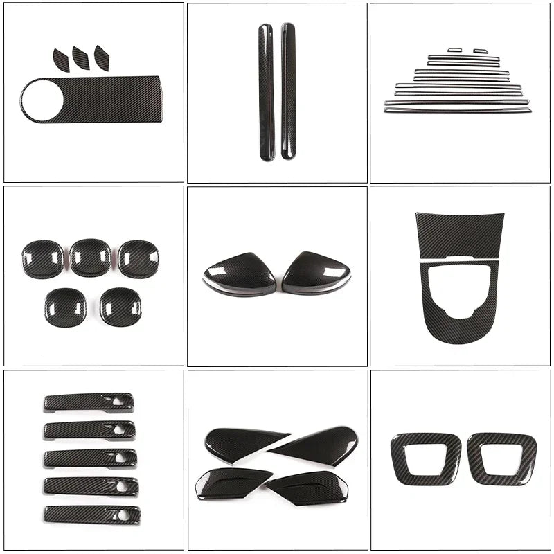 Ramlist i äkta kolfiber för luftutlopp för G-klass W464