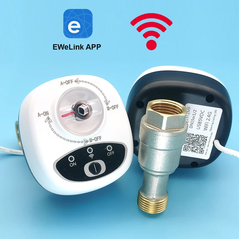 Gudrā WiFi bumbieru vārsts DN15/20/25 IP65 ūdenim un gāzei