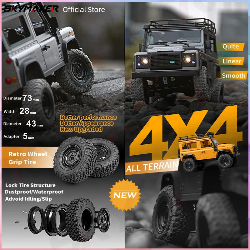 MN99s MN98 1:12 4WD RC Rock Crawler Defender - High Speed, Off-Road Adventure