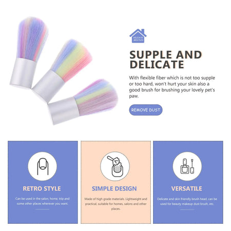 YIKOOLIN Colorful Dust Brush Dip Powder Nail Kit &ndash; Fast