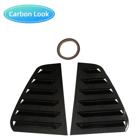 Pair ABS Carbon Fiber Window Trim For VW Golf MK5 MK6 MK7 Golf 7 Carbon Look