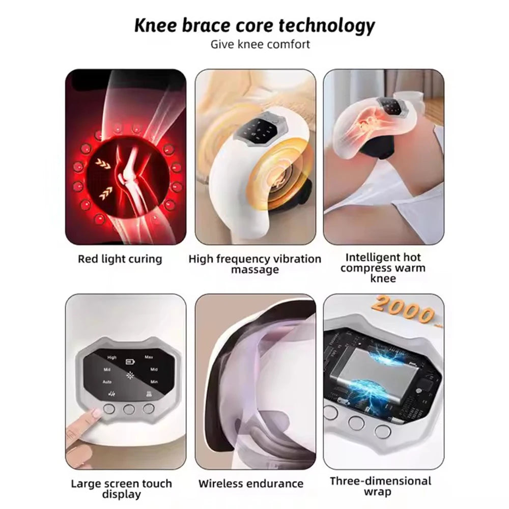 Wireless Knee Massager &ndash; Air Pressure And Vibration