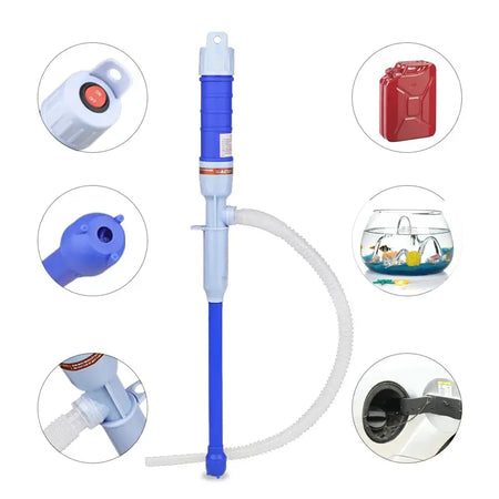 Portable Electric Pumping Pump Automotive Outdoor Handheld Pumping Suction Pump Water Pump Super Power Battery Liquid Pump by InterCyprus Trading Ltd