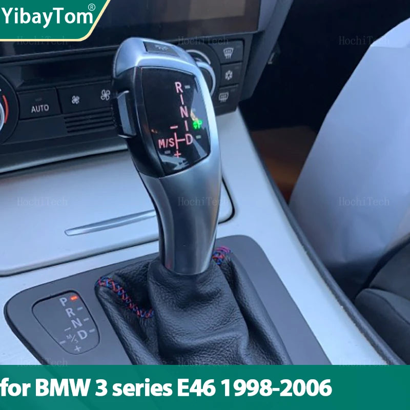 Perilla de cambio de marcha LED en degradado para BMW Serie 3 E46 318i 320i 325i ABS