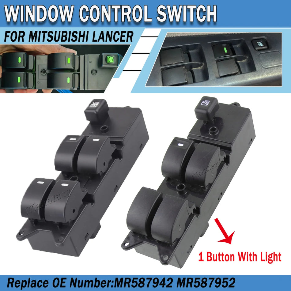 Interrupteur de Contrôle de Fenêtre ABS pour Mitsubishi L200 Pajero Lancer MR587952