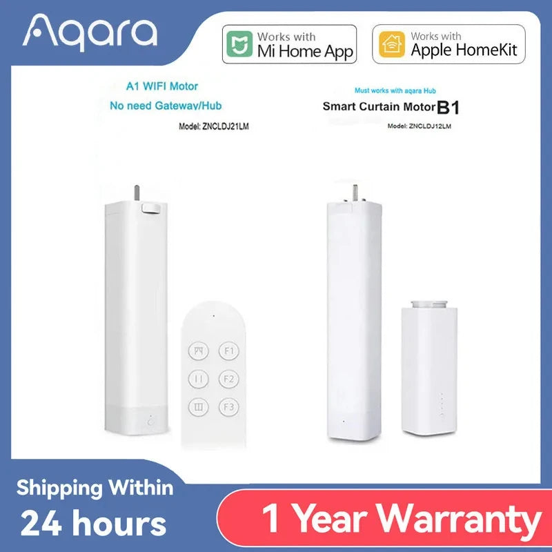 Μηχανισμός Κουρτίνας Aqara A1 WiFi και ZigBee Έξυπνου Σπιτιού Απομακρυσμένος Έλεγχος με Εφαρμογή και Φωνητικό Βοηθό