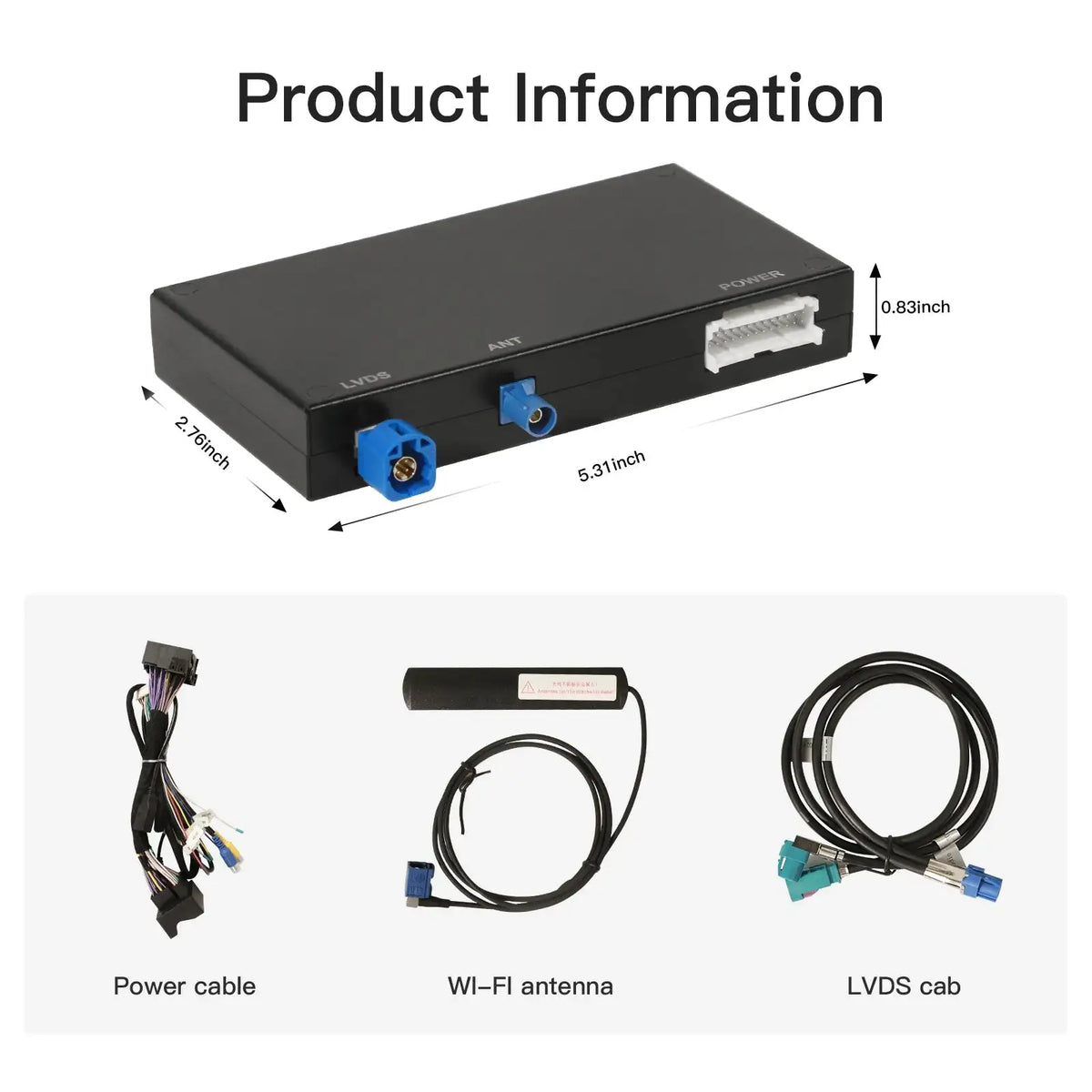 Wireless CarPlay Android Auto Adapter Mercedes NTG System