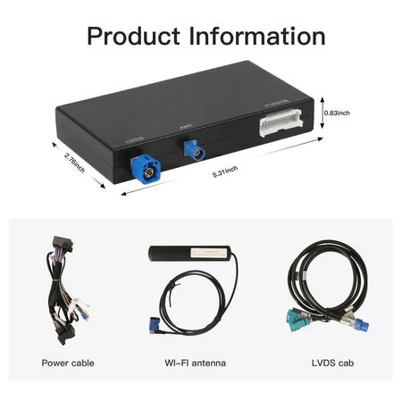 Wireless CarPlay Android Auto Adapter Mercedes NTG System