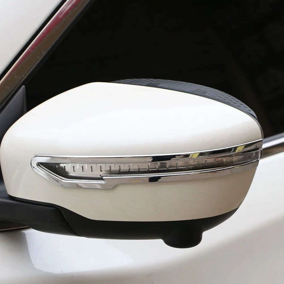 Αυτοκόλλητο λωρίδα αντιχαραγματισμού καθρέφτη οπισθοπορείας Nissan X-Trail, ABS, 2 τεμάχια