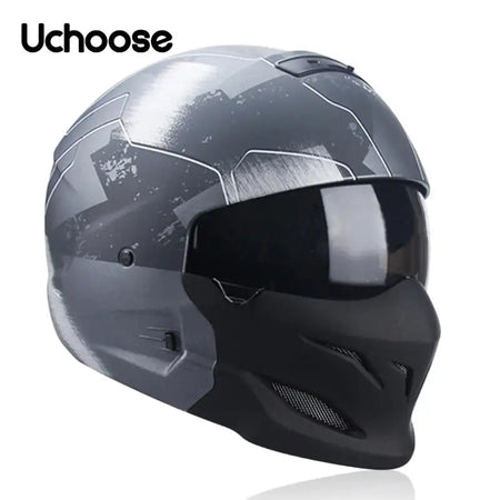 Scorpion Detachable Multi-purpose Full Face Helmet - Predator Design 18 / XXL