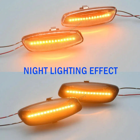 2 Pieces Led Dynamic Side Marker Turn Signal Light Sequential Blinker For Peugeot 308 207 3008 5008 For Citroen C4 C3 C5 DS3 DS4 by InterCyprus Trading Ltd