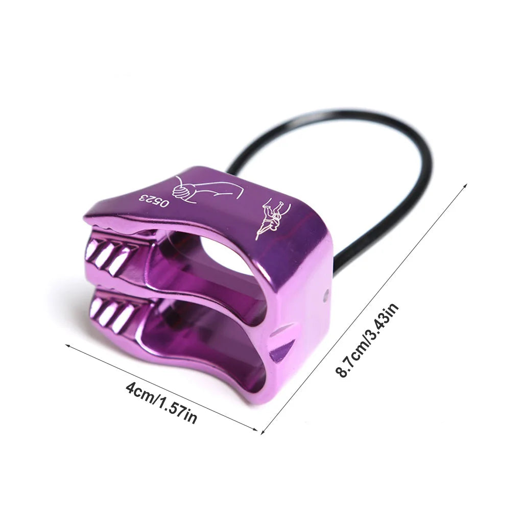 Rock Climbing Belay Rappel Device &ndash; Sturdy Alloy Build