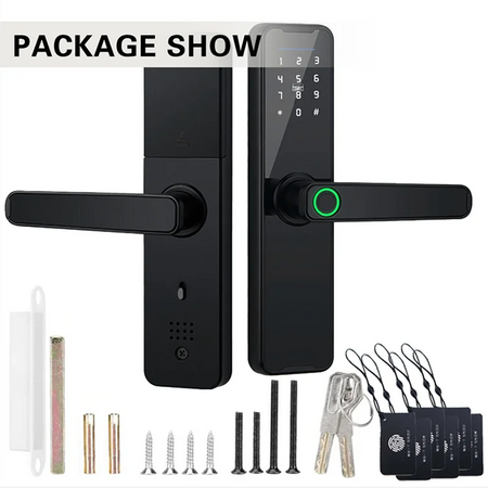 PHIPULO Tuya WiFi Smart Lock with Fingerprint and Remote Unlocking