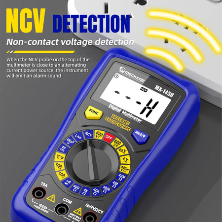 MECHANIC Intelligent Digital Multimeter &ndash; True RMS Accurate Voltage Measurement
