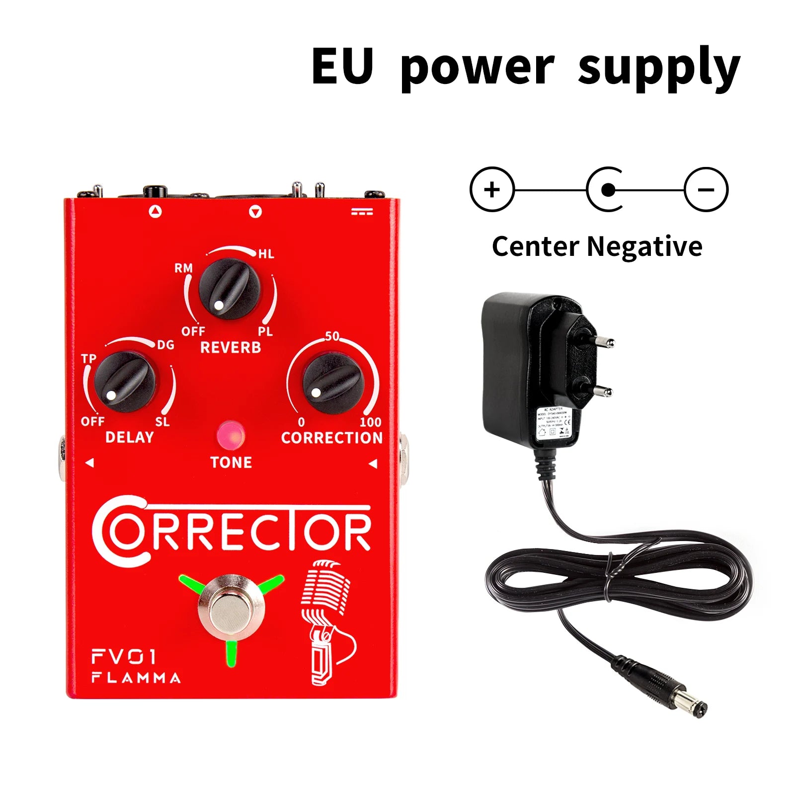 FLAMMA FV01 &ndash; Pitch Correction With Delay Reverb Effects FV01 EU