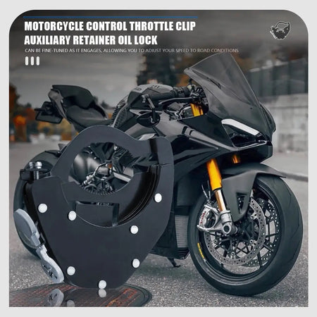 Stay In Control With Durable Motorcycle Throttle Lock Improved Safety Stainless Steel Control Motorcycle Throttle by InterCyprus Trading Ltd