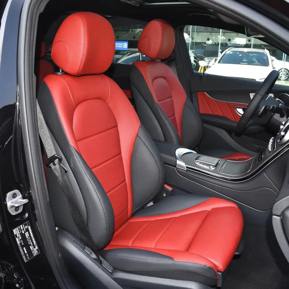 Set di coprisedili personalizzati in pelle Nappa per Mercedes GLC Coupe