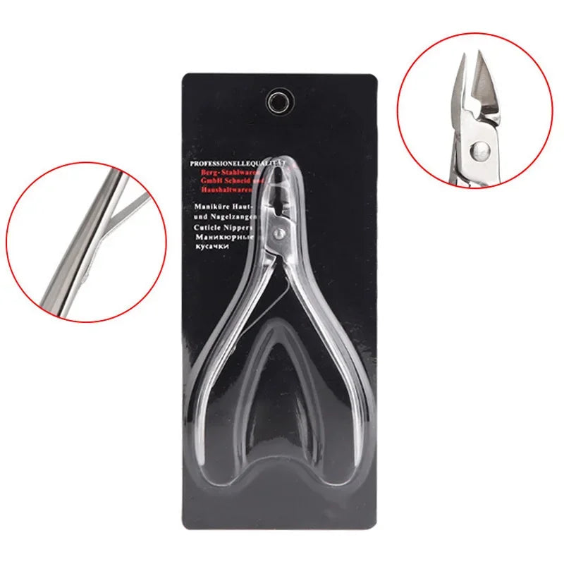 YIKOOLIN Cuticle Plier &ndash; Stainless Steel Nail Clippers