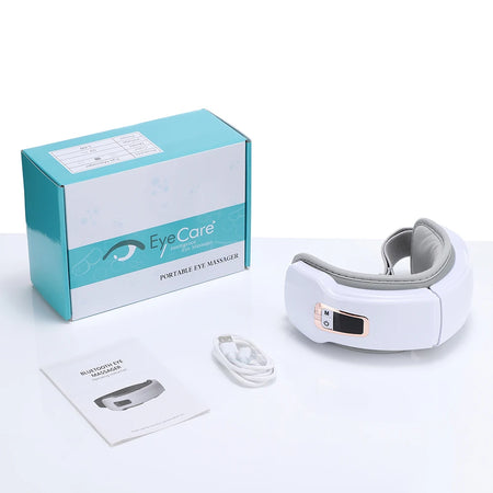 Hailicare TH-823 Vibration Eye Massager &ndash; Heat Therapy WHITE