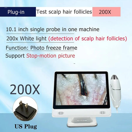 HD Digital Skin Analyzer Pro &ndash; Hair Follicle Detector 200X-With Box-US