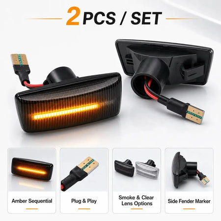 Side Marker Turn Signal Light for Opel Astra H Corsa D Insignia Zafira B by InterCyprus Trading Ltd