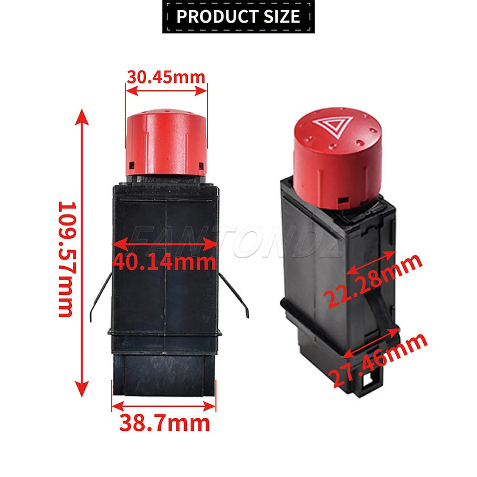 Кнопка переключателя аварийной сигнализации 8N0941509B для Audi TT MK1 8N 1998-2006