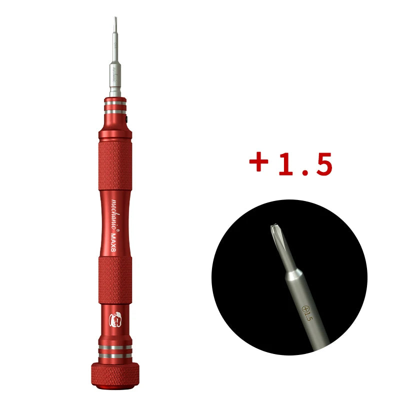 MECHANIC MAX8 &ndash; Strong Magnetic High-Precision Screwdriver for Mobile Phone Repair Cross 1.5
