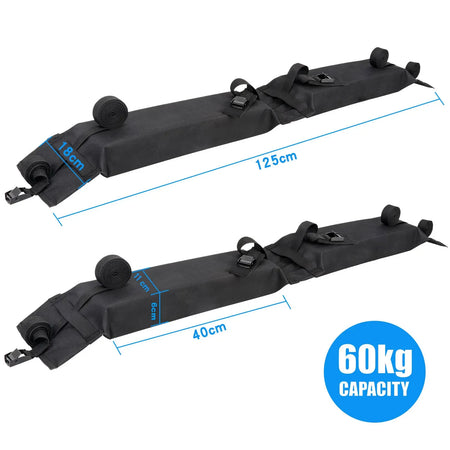 Universal Soft Roof Rack Pads &ndash; Foldable Luggage Carrier