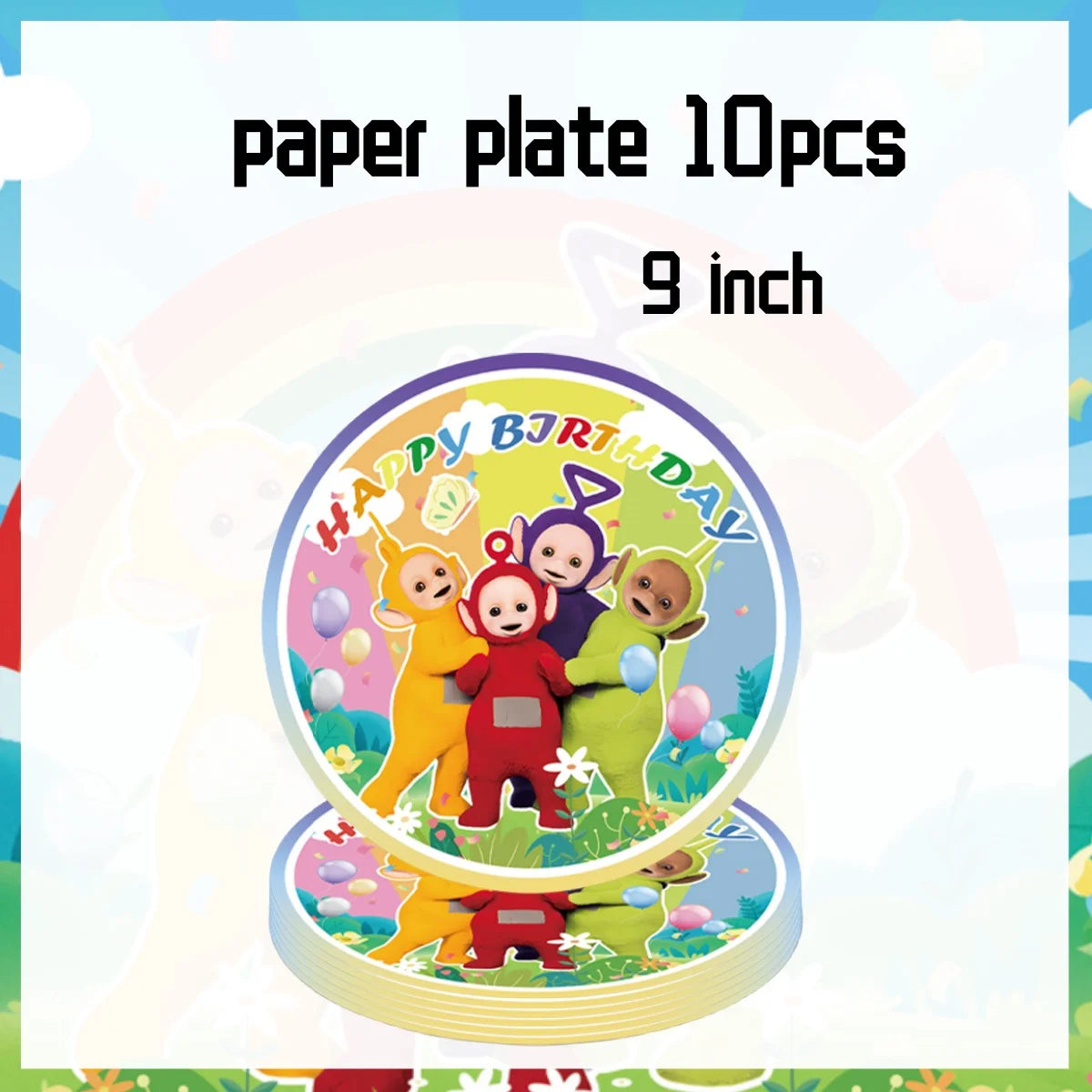 Tinky Winky Birthday Party Decoration Set