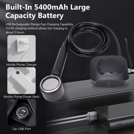 Camping Shower 3.6V 8000mAh &ndash; Large Capacity Battery