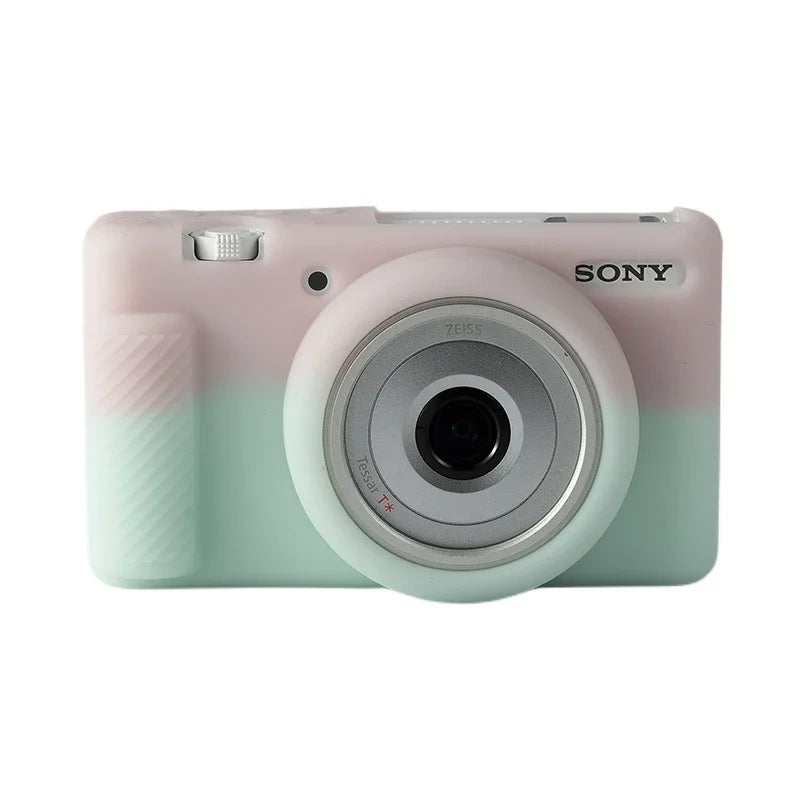 Silicone Armor Skin Camera Case for Sony ZV-1F ZV1F ZV-1M2 ZV1M2 - Durable Protection MULTI